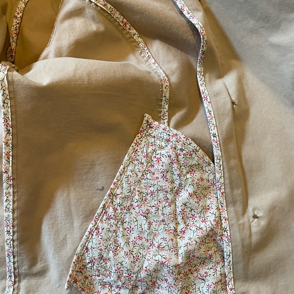 Women's Beige Double-Breasted Jacket - Picture 5 of 6